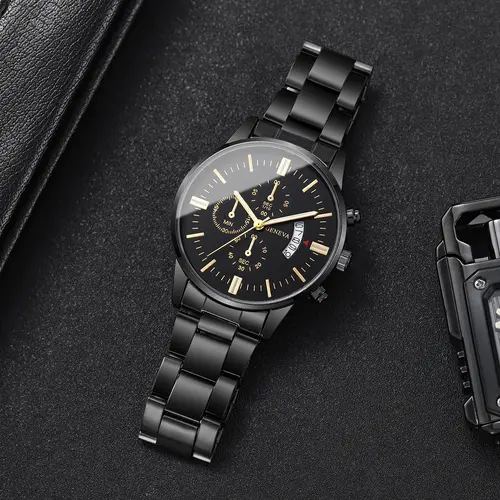Luxury Stainless Steel Men Calendar Quartz Watch Fashion Mens Business Watches for Man Clock Reloj Hombre - Image 5