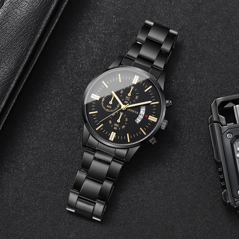 Luxury Stainless Steel Men Calendar Quartz Watch Fashion Mens Business Watches for Man Clock Reloj Hombre - Image 5