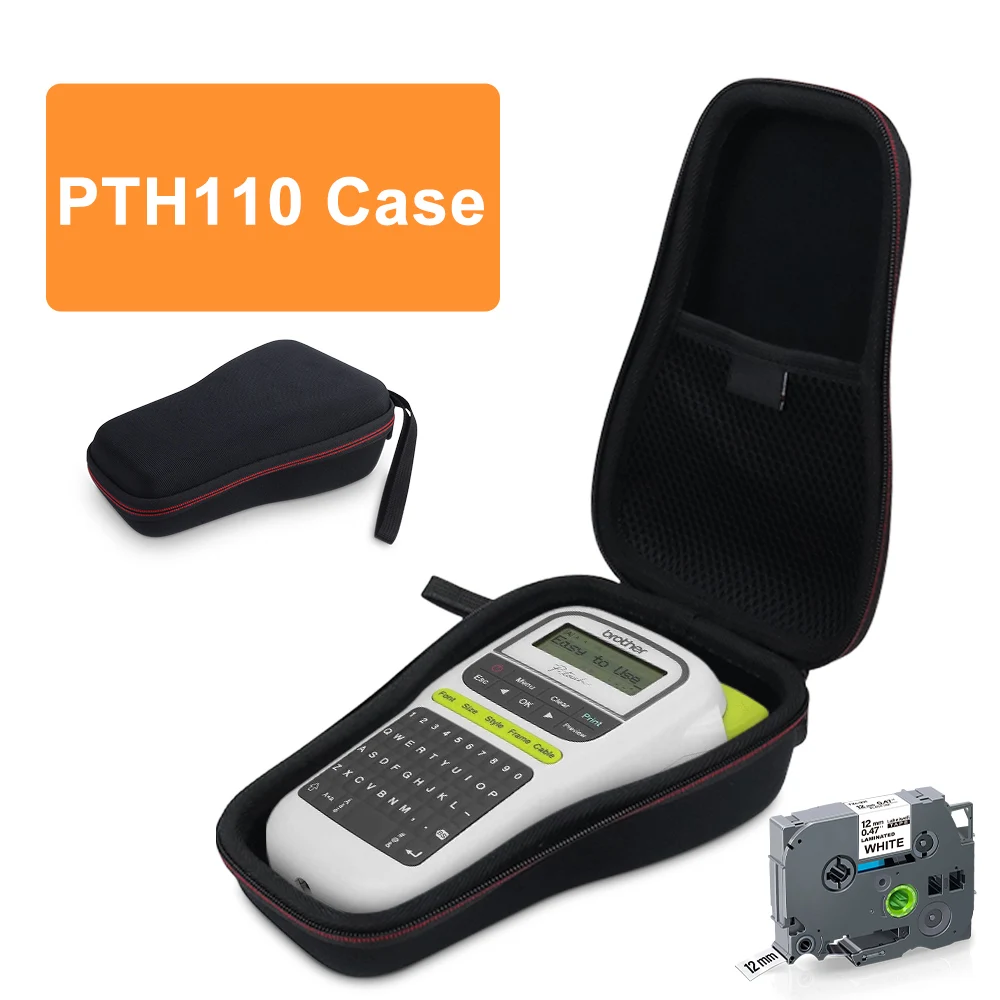 Fabricante de Etiquetas de 231 para o Bolsa de Viagem de Transporte Caixa de Armazenamento 231 Fita 131 Labelwell Eva Hard Case Adequado para Irmão Pt-h110 Pth110 - Imagem 6