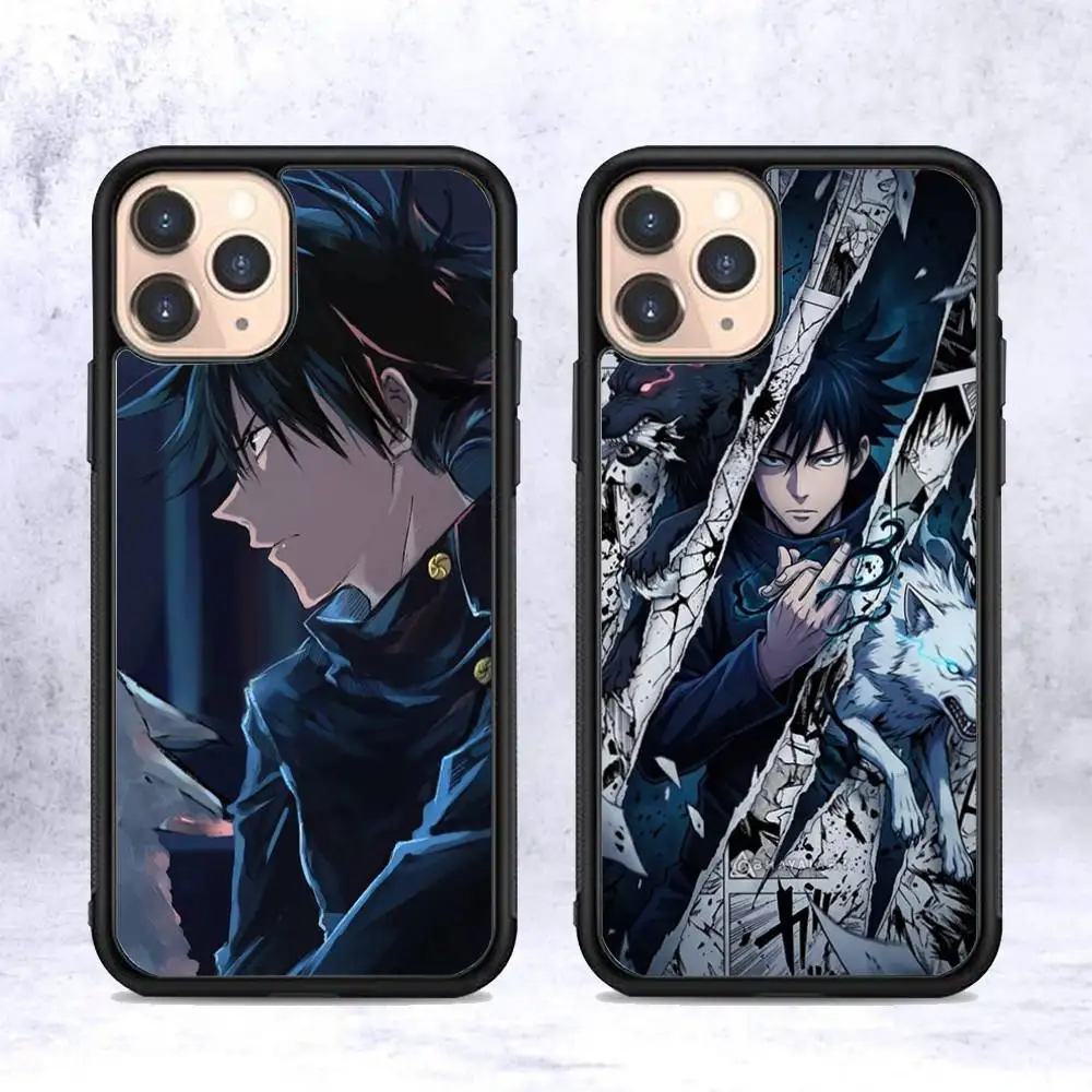 Anime Fushiguro Megumi Jujutsu Kaisen Durable Phone Case with Hard PC+TPU Back Cover