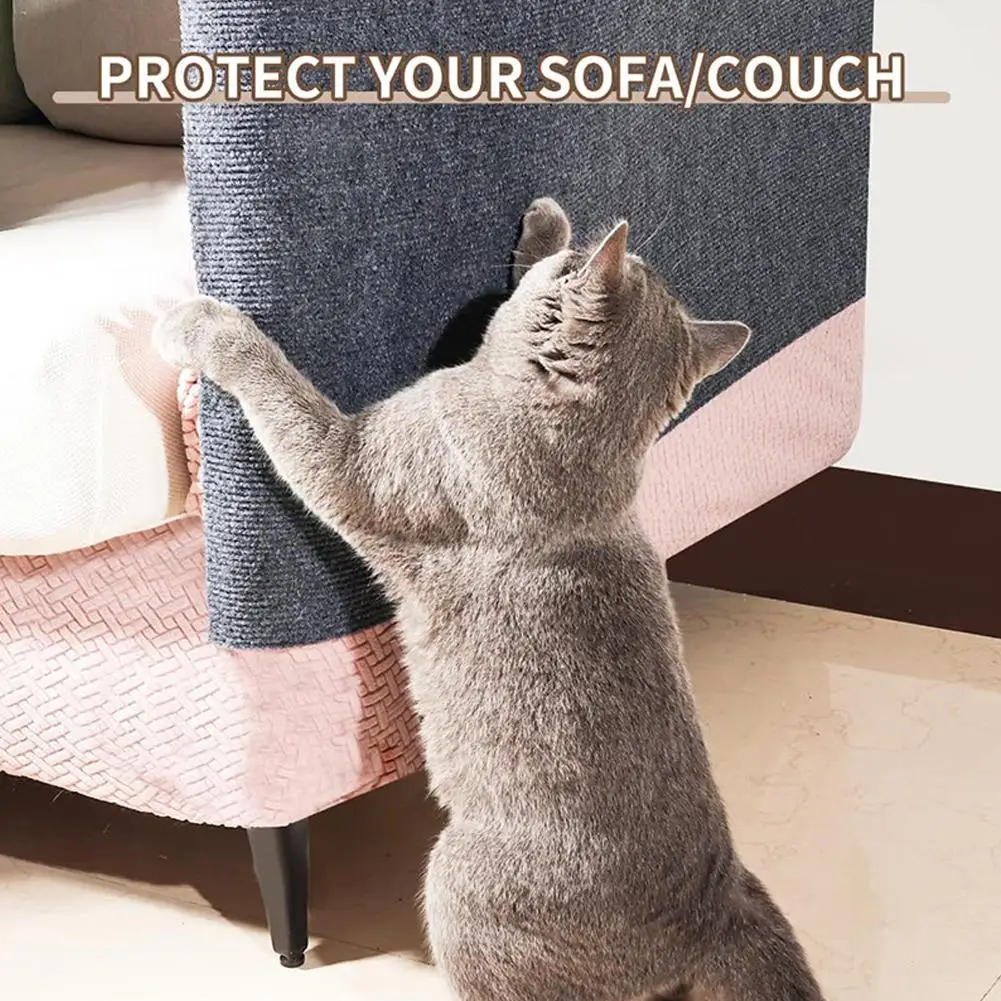 Self-Adhesive Cat Scratching Mat Cat Scratch Furniture Couch Climbing Protector Scratcher From Protector Claws DIY C9X2