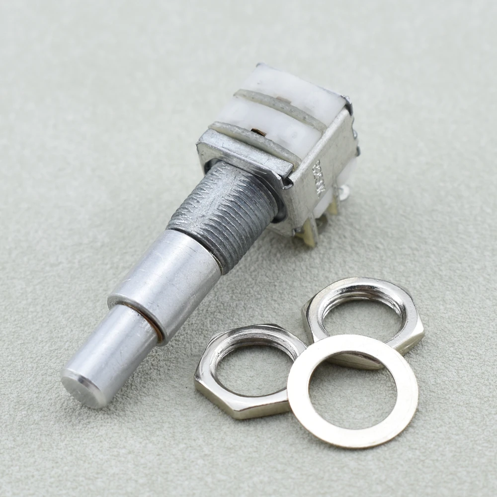 GuitarFamily Stacked Dual Concentric Potentiometer(POT) With Center Detent KR(Origin) 1 Piece guitar potentiometer