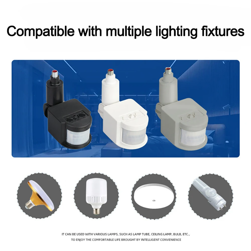 DC 3V-20V Automatic Infrared Motion Sensor 120&deg; Degree Wide Angle Auto On/Off PIR Infrared Sensor Socket Protector pir motion sensor