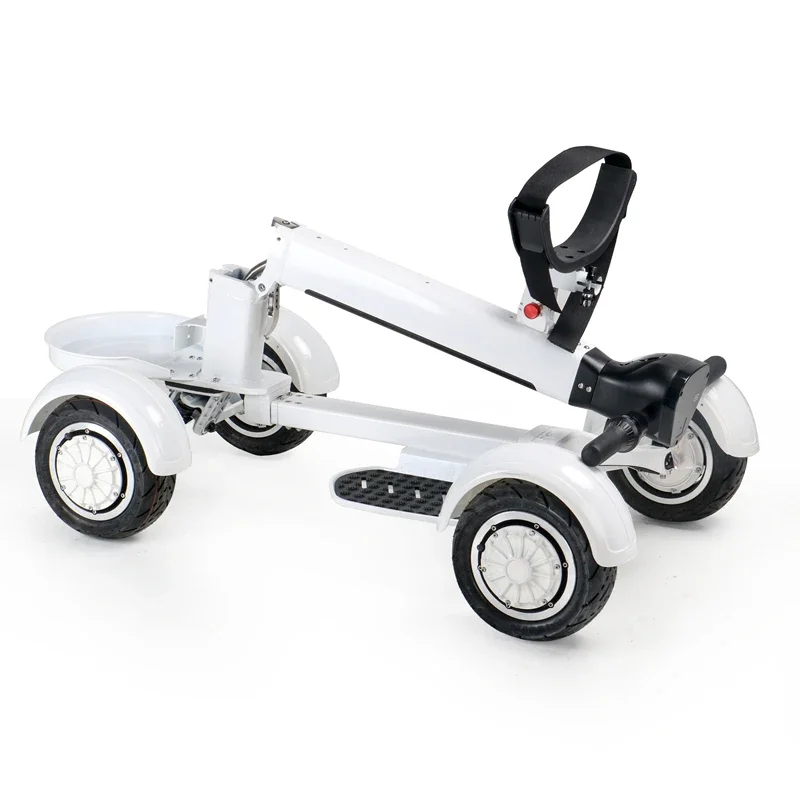 Double Motor All Terrain Golf Cart Electric Scooter Foldable Portable Travel With Seat Adults 2000W Off Road Mobility Scooter