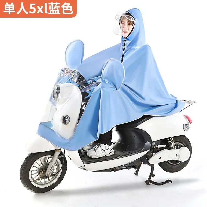 Motorcycle Raincoat Rain Poncho Adult Thickened Full Body For Motorcycle Rider Electric Car