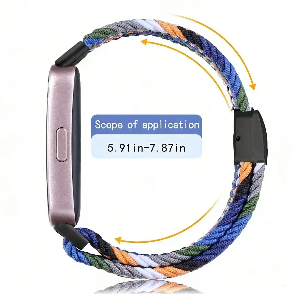 Braided Nylon Magnetic Buckle Adjustable Strap