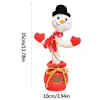 Dancing Christmas Reindeer Toy Christmas Dancing Musical Toy Cute Reindeer Penguin Gingerbread Man Snowman Shape Early Gift 6
