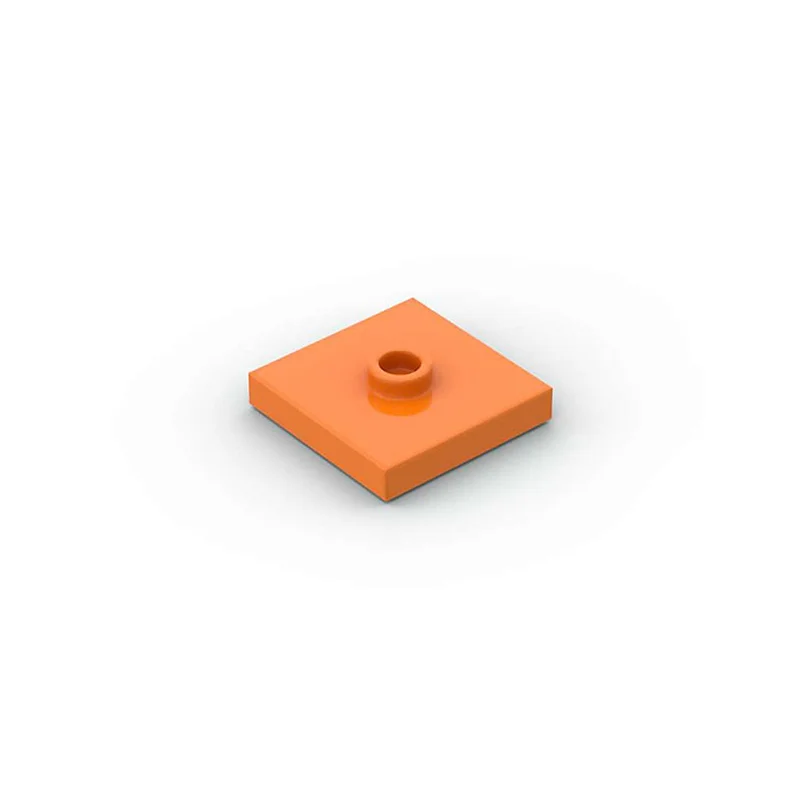 MOC Plate 87580 Modified 2x2 with Groove &1 Stud In Center Classic Piece Building Block Toy Parts Compatible Building Blocks