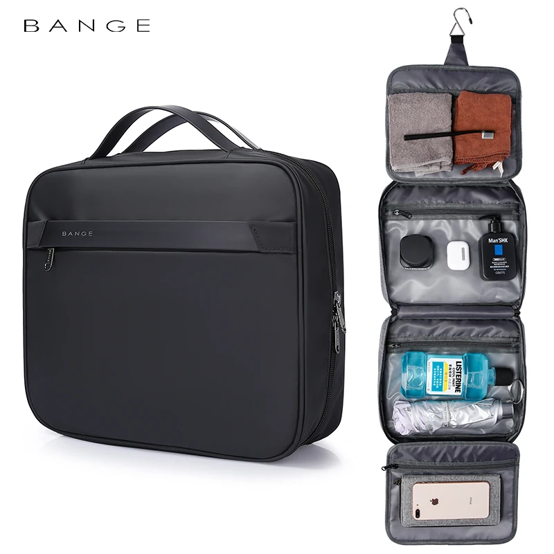 

BANGE Multifunction Crossbody Bags Men Chest Bag Short Trip Water Repellent hand Bag Male Casual wash Bag