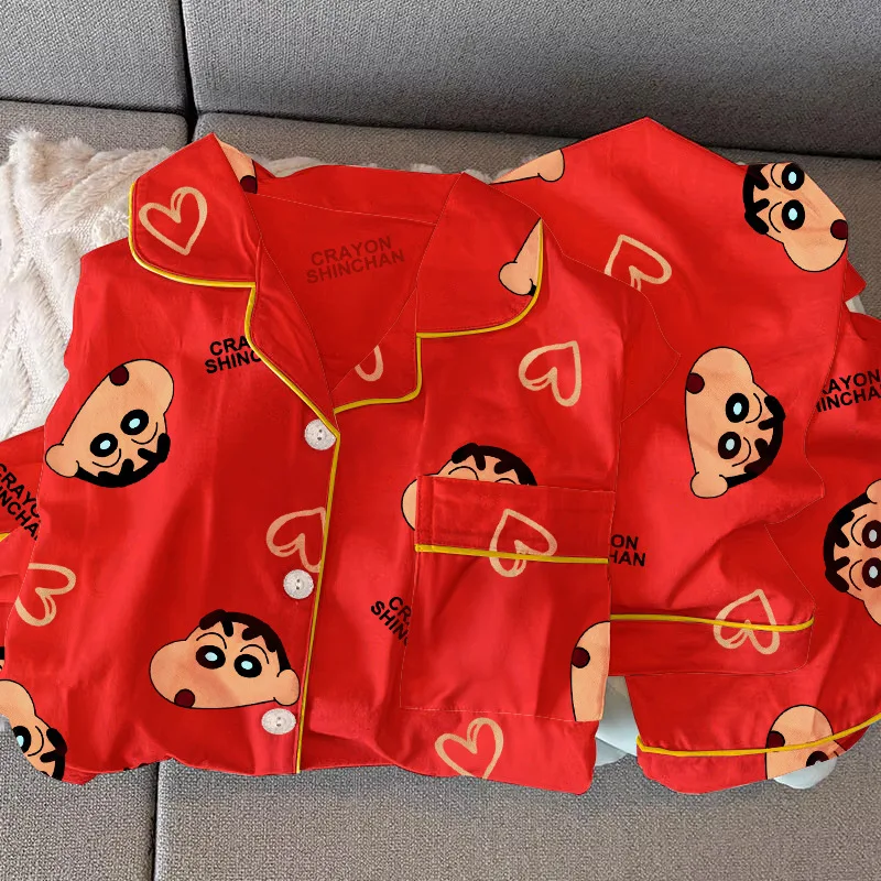 Cartoon Crayon Shin-Chan Pajamas Comfortable Long Sleeved
