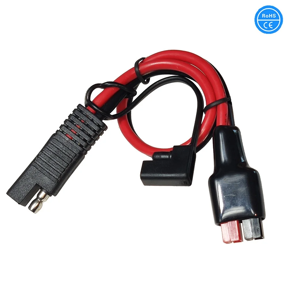 

Connector to SAE Connector Adapter 12AWG Cable for Pre-Wired RV Boat Charge Battery Solar Panel Goal Zero Yeti Portable Solar
