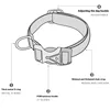 Led Adjustable Reflective Cotton Dog Collar Elastic Pet Neckband for Small Medium Large Dogs Night Safety Walking 6