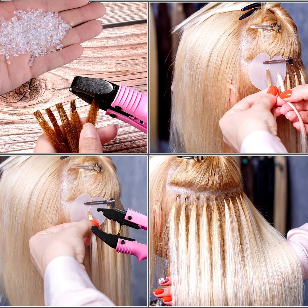 Italian keratin Glue Grain keratin 50gram Top Quality Glue Granule Transparent Color For I tip/ U-tip Hair Extension