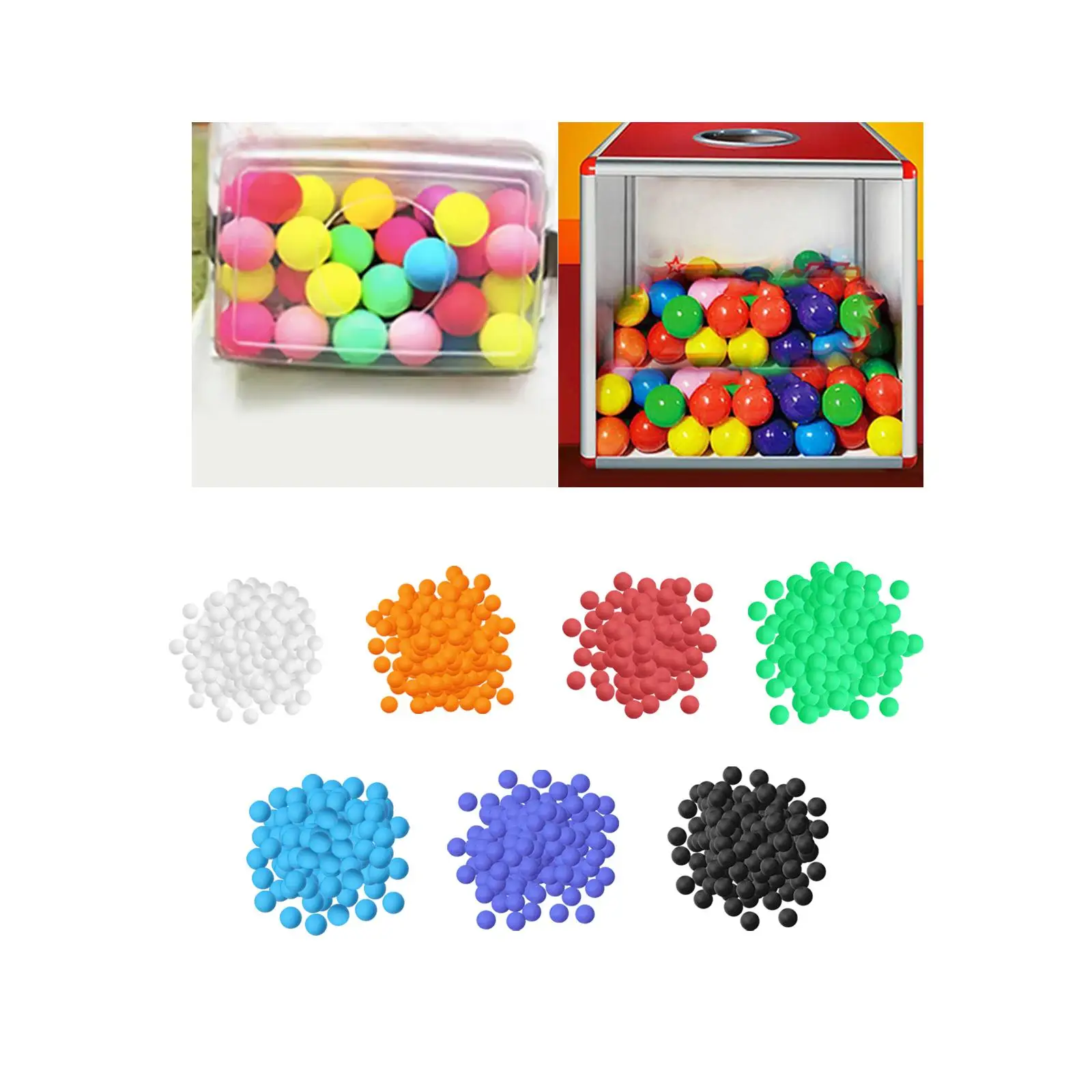 150Pcs Entertainment Table Tennis Balls Cat Toys Ping Pong Balls for Pool Games Activities Family Games Halloween School Games