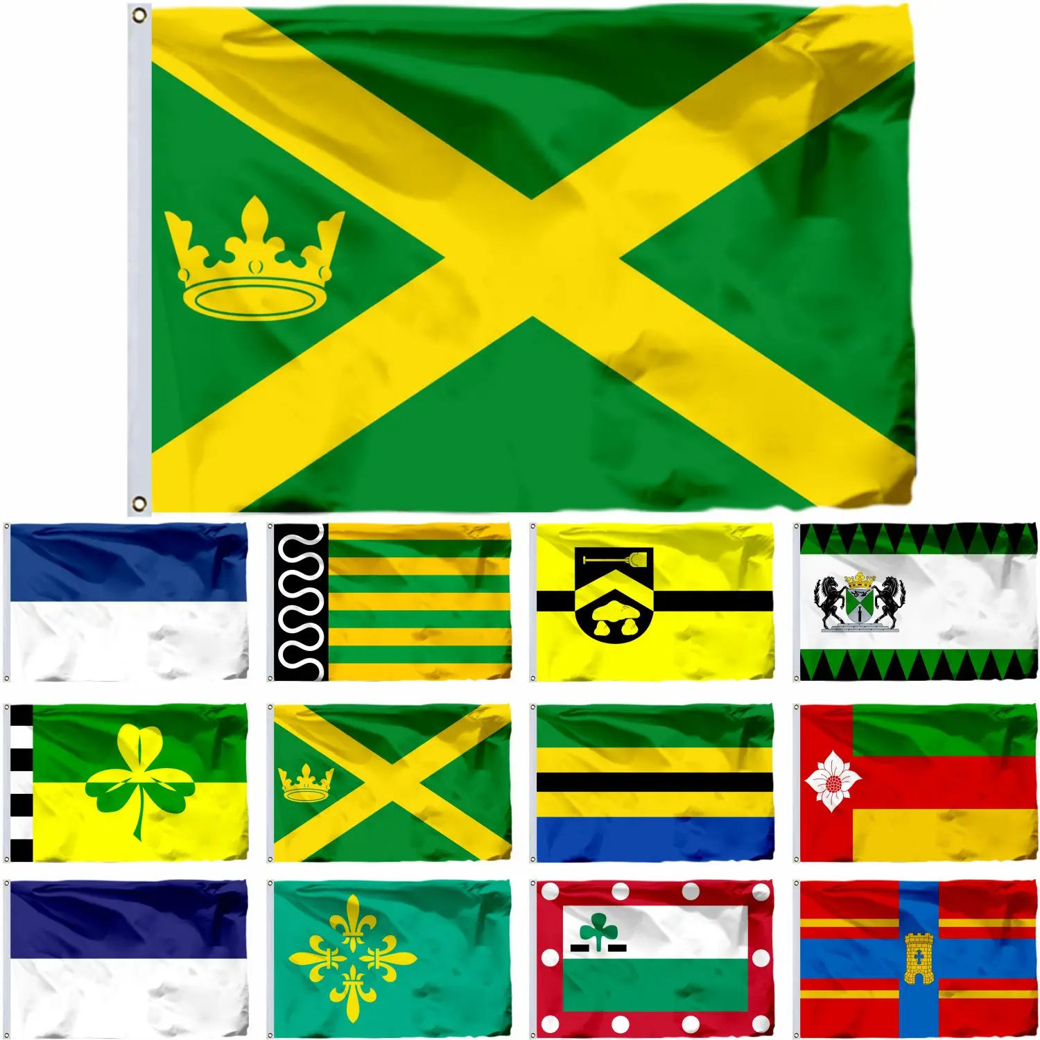 

Netherlands Drenthe State Ooststellingwerf City Flag De Friese Meren and Achtkarspelen 3X5FT Schiermonnikoog 90x150CM Ameland