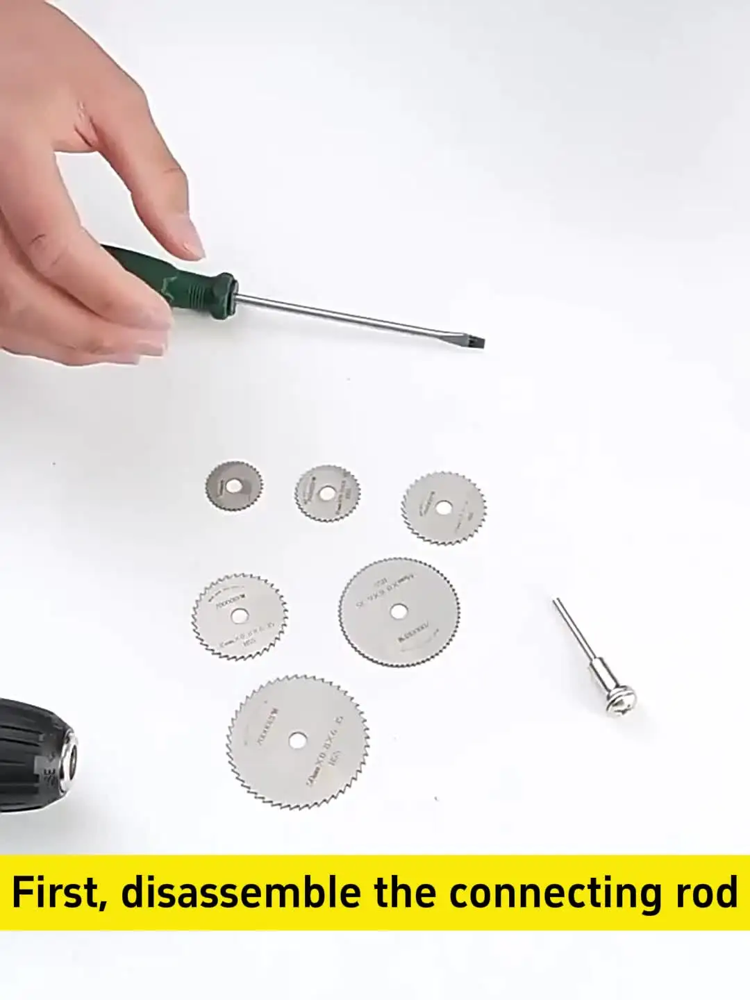 Kit 9 Dischi Taglio Per Dremel - Lame HSS E Diamantate Per Legno, Metallo E Plastica - Foto 7