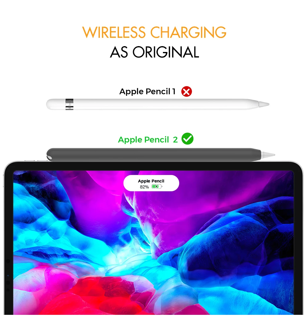 caneta portátil Touch Stylus, capa protetora, tablet de segunda geração