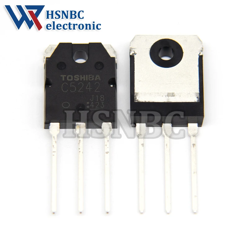 Coppie Transistor Di Potenza 5 Coppie (10 Pezzi) Transistor 2SA1962 / 2SC5242 - TO-3P Nuovi Per Amplificatori Audio Transistor Audio Potenza - Foto 3