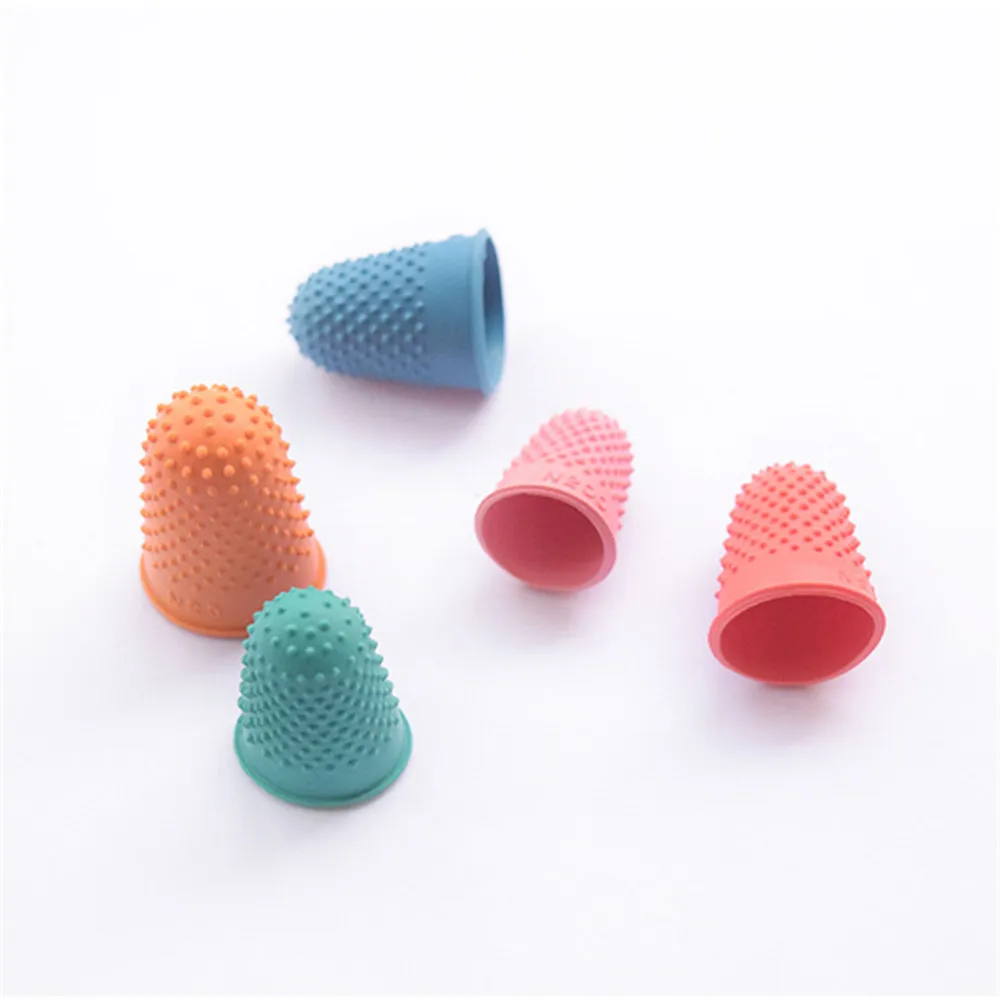 5Pcs Counting Cone Rubber Thimble Protector Sewing Quilter Finger Tip CrafCF 5Pcs Counting Cone Rubber Thimble Protector Sewing Quilter Finger Tip CrafCF