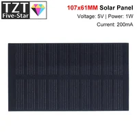 Panneau solaire électronique intelligent, chargeur de téléphone portable, jouet léger domestique, bricolage, 1W, 5V 4