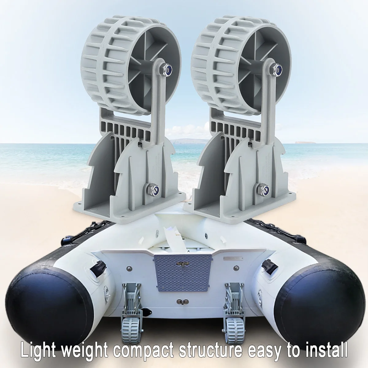 MarineLaunchingWheelFlipupDinghyTowingWheelNylonRibfor