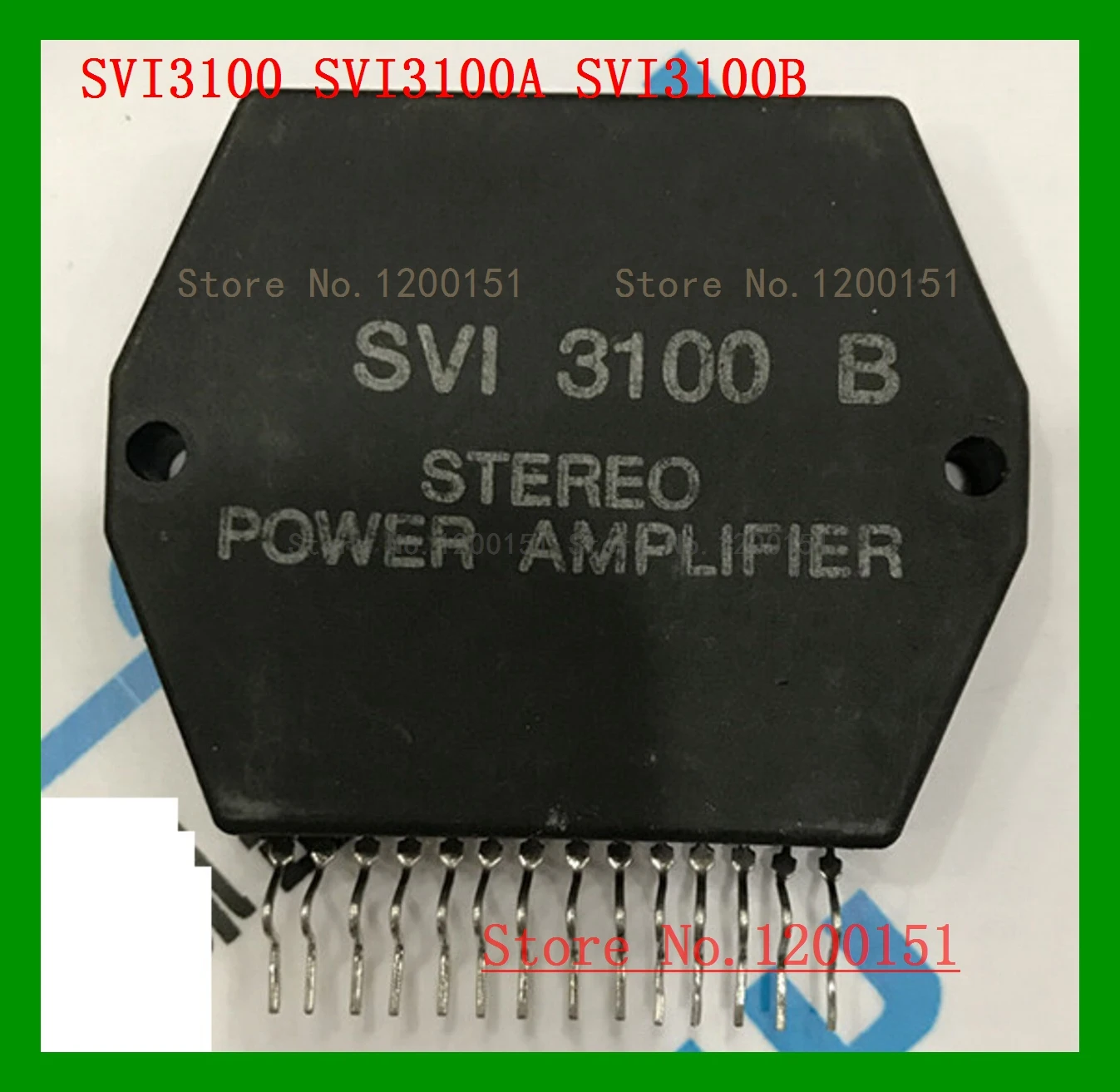 

Модули SVI3100B SVI3100A SVI3100