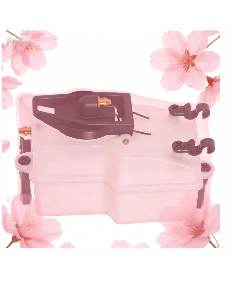 Pièce HSP réservoir carburant 1/8, détail des fixations et du bouchon de remplissage