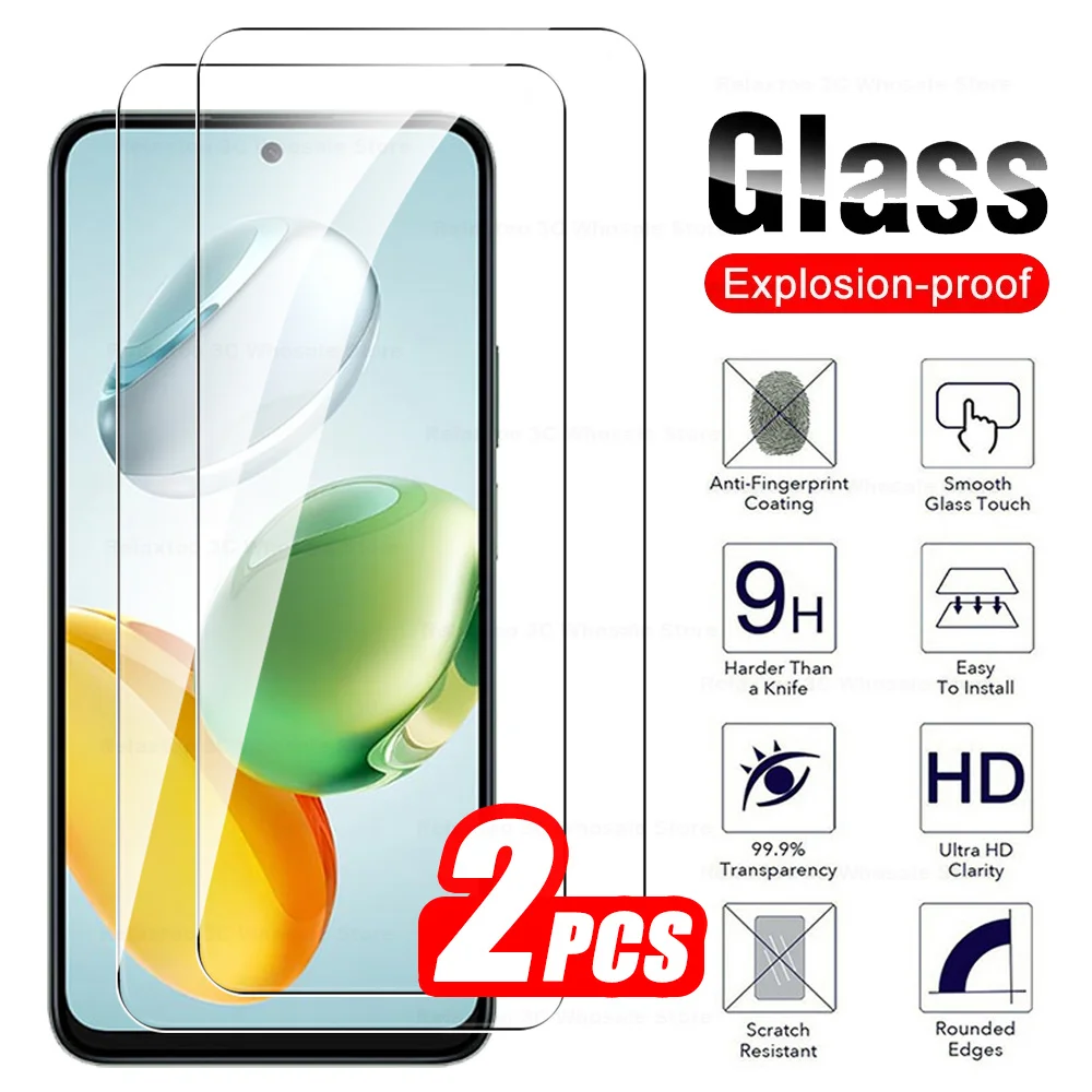 Premium Clear Tempered Glass Screen Protector - 2 Pack