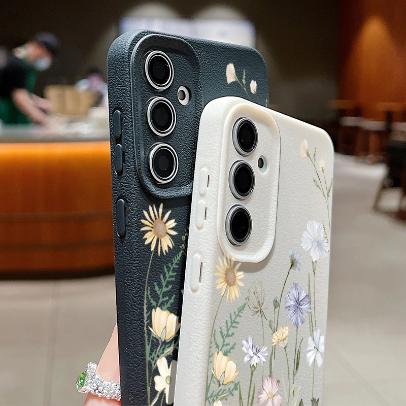 Soft Case with Little Flower Design - Protective Phone Cover