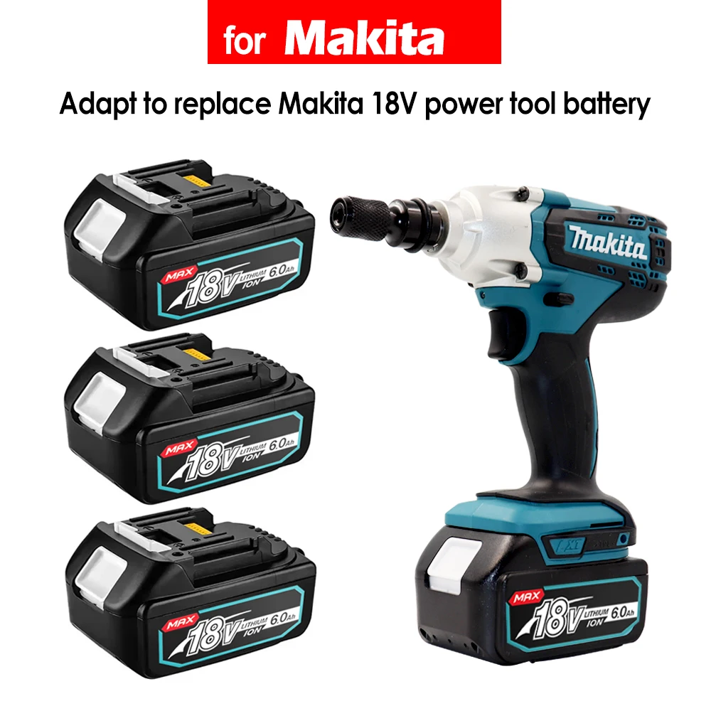

18V battery for makita bl1850B li-ion 18v 8.0Ah BL1840B BL1860 BL1890 BL1815 BL1830 BL1835 Cordless Drills Batteries LXT 400