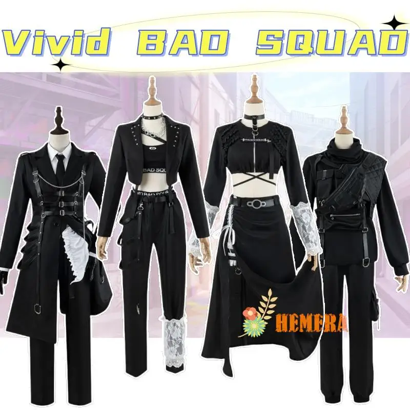 

Project Sekai Colorful Stage Cosplay Azusawa Kohane Shiraishi An Shinonome Akito Aoyagi Toya Vivid BAD SQUAD Cosplay Clothes Set