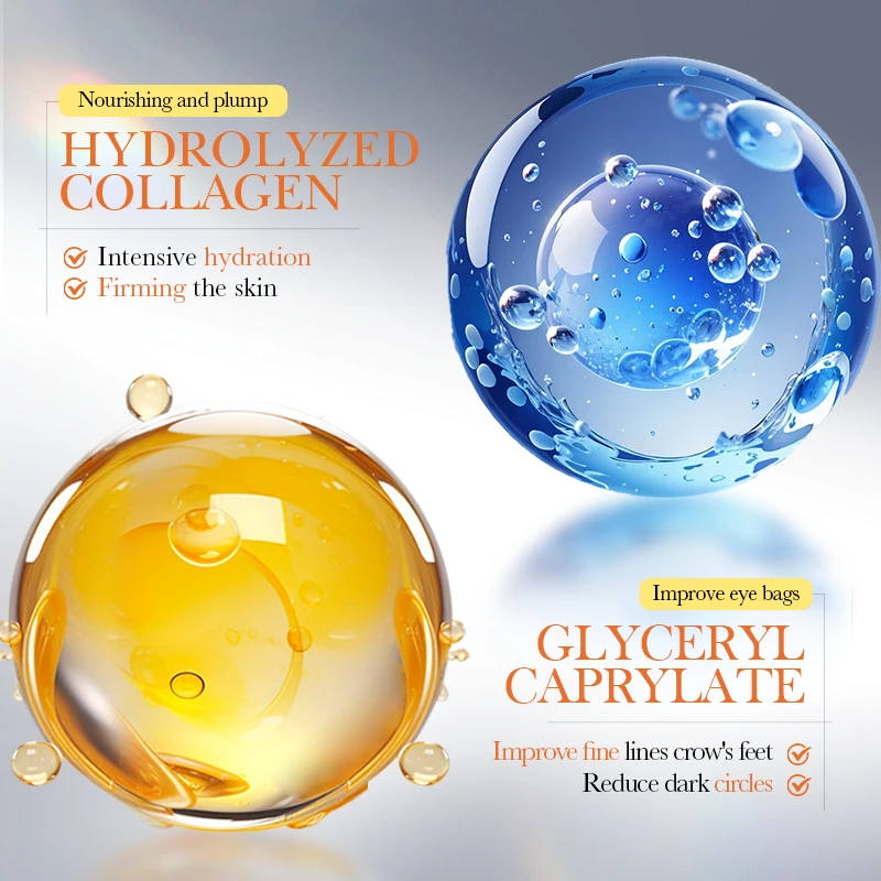 5 Pairs SADOER Black Crystal Collagen Eye Mask Anti-wrinkles Anti-aging Moisturizing Anti Dark Circles Eye Patches Gel Masks