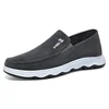 Men's Shoes Summer Breathable New Models The Elderly Men's Casual One-Pedal Wear Resistant Cloth Shoes 6