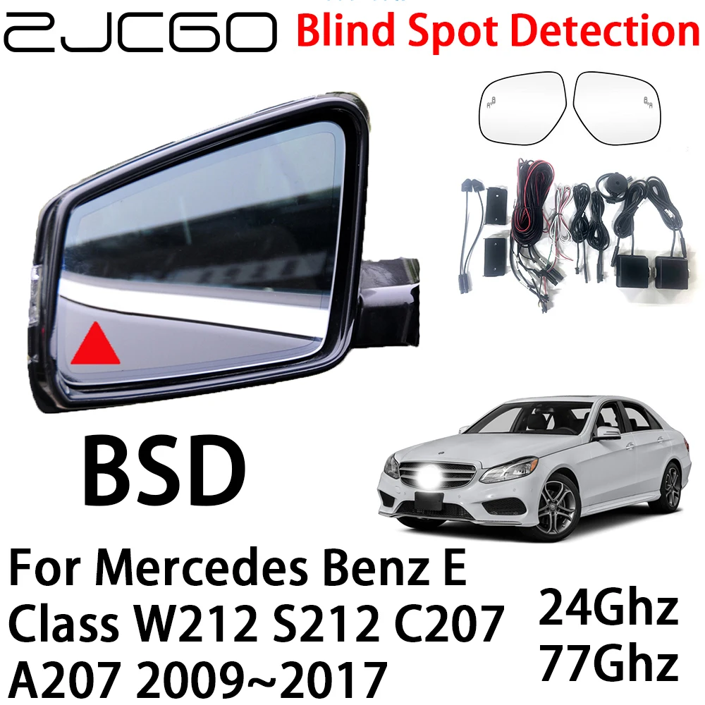 

ZJCGO BSD Radar Warning System Blind Spot Detection Safety Driving Alert for Mercedes Benz E Class W212 S212 C207 A207 2009~2017