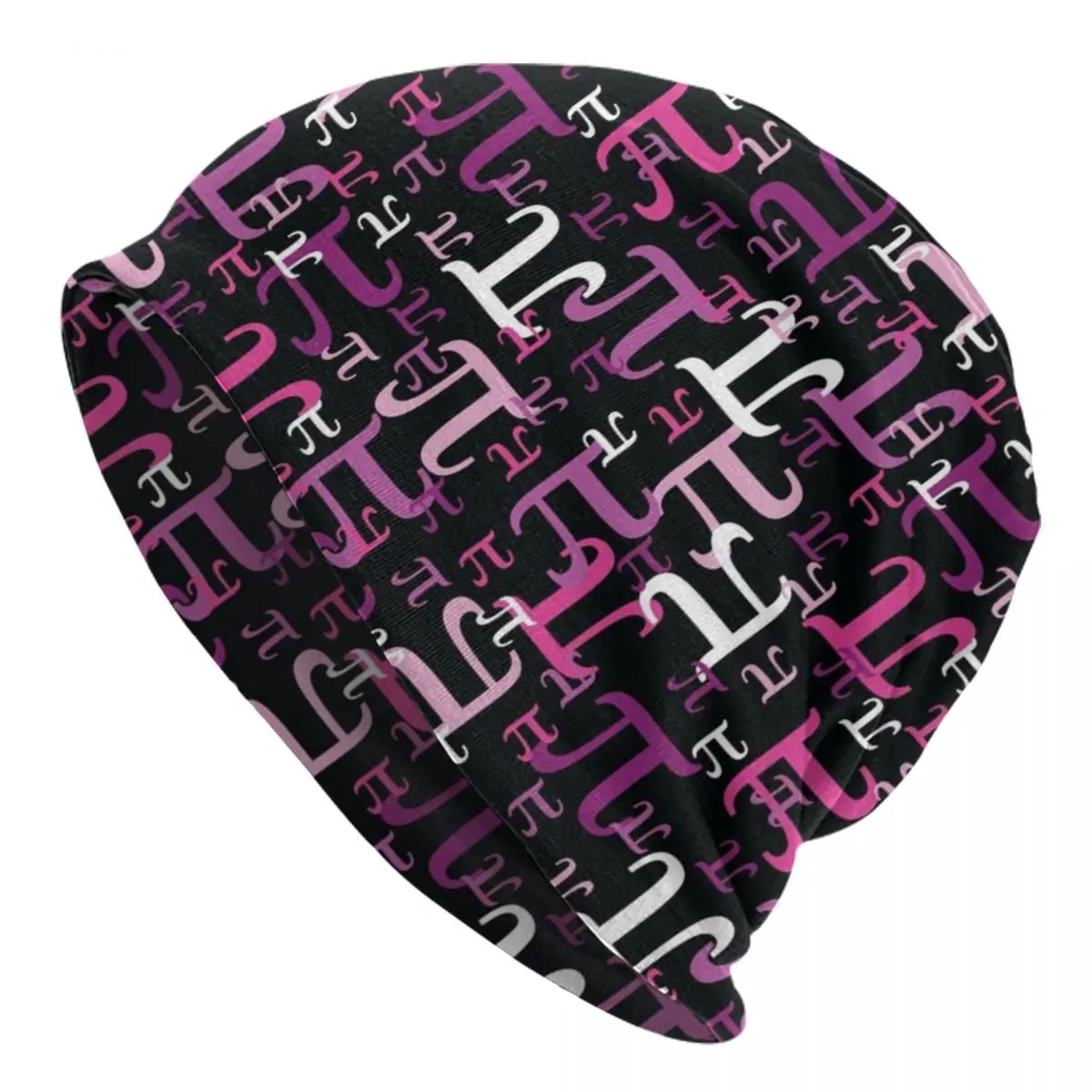 

Pieces Of Pi Pink Science Math Caps Fashion Adult Outdoor Skullies Beanies Hats Summer Warm Dual-use Bonnet