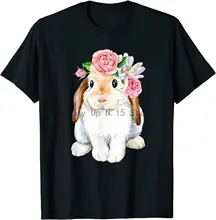 

Floral Rabbit Easter Rabbit Lover Nature Lover Easter Day T-Shirt
