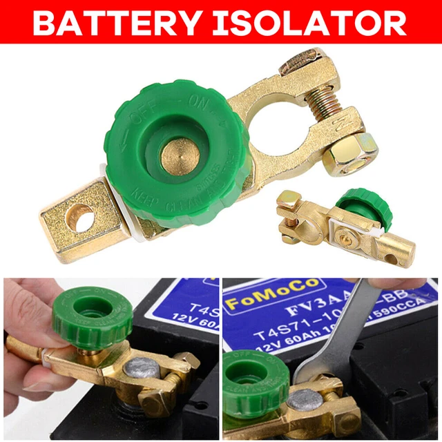 Interruptor de batería de coche, aislador de batería, interruptor de corte  rápido, Protector de desconexión, interruptor de enlace de Terminal de  batería, accesorios de coche - AliExpress