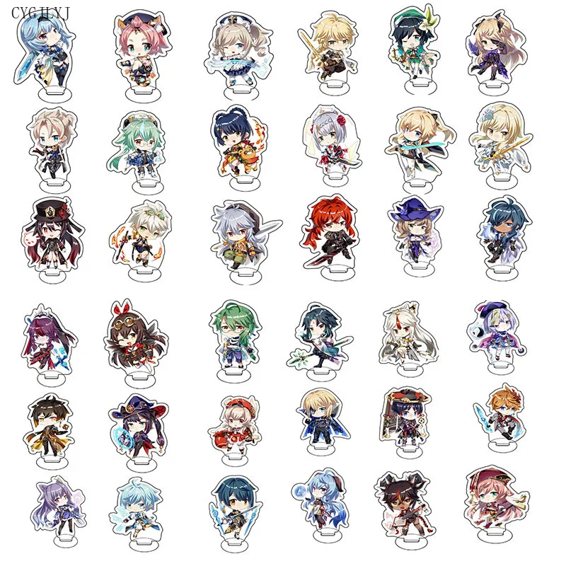 

9 шт./набор, брелок для ключей Genshin