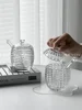 Honey Glass Jar Syrup Jam Storage Jar Storages Jar with Lid Mixing Rod Honey Jars Kitchen Storages Tools Food Storage Containers 1