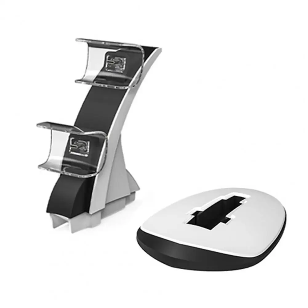

Controller Accessories Efficient Ps5 Game Controller Charging Dock with Over-voltage Protection User-friendly Indicator Lights