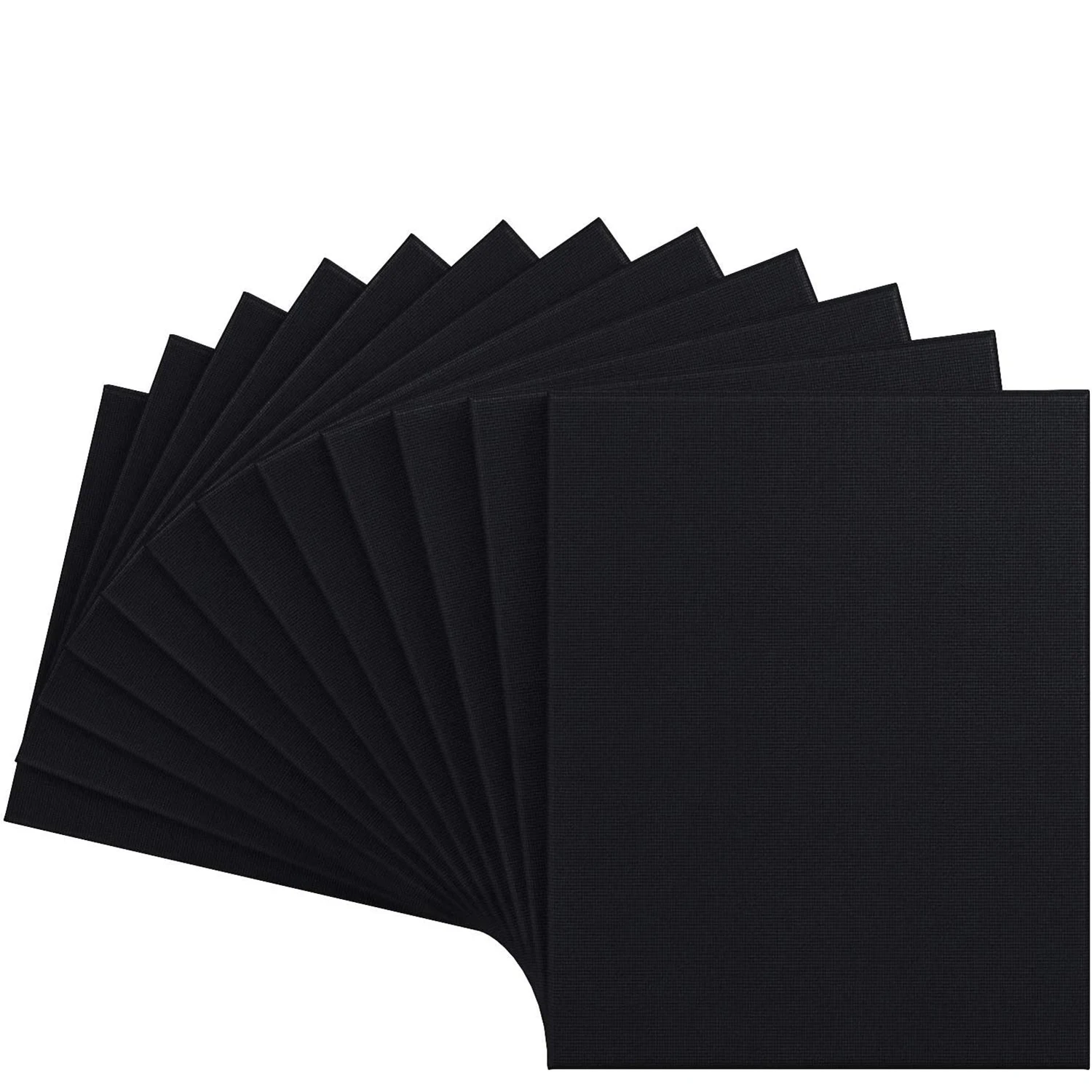 Black Canvas 24x30cm 4-Pack,100% Cotton Primed Acid-Free Stretched Black  Canvases for Painting, Art Supplies for Acrylic Pouring - AliExpress