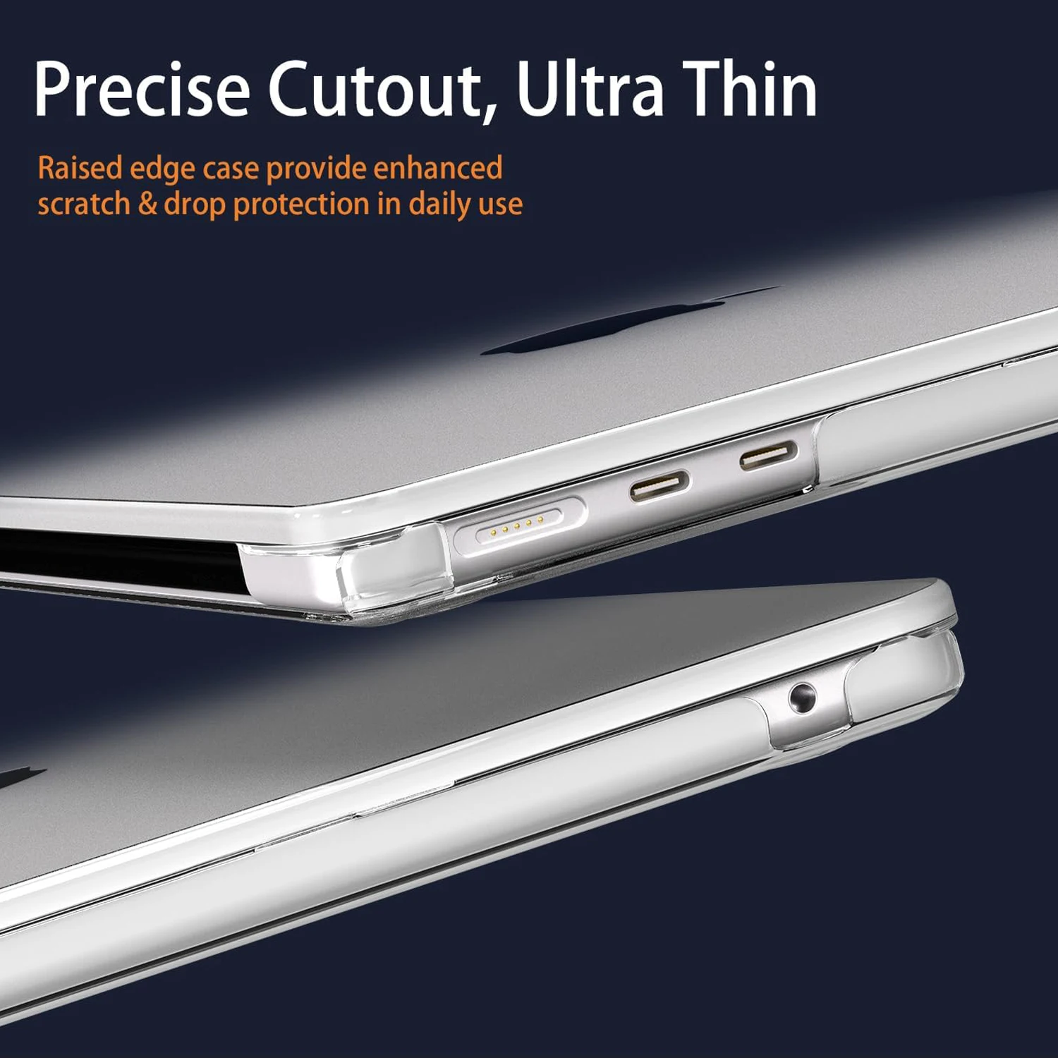 Ultra Thin Crystal Clear Hard Shell Case & Keyboard Cover