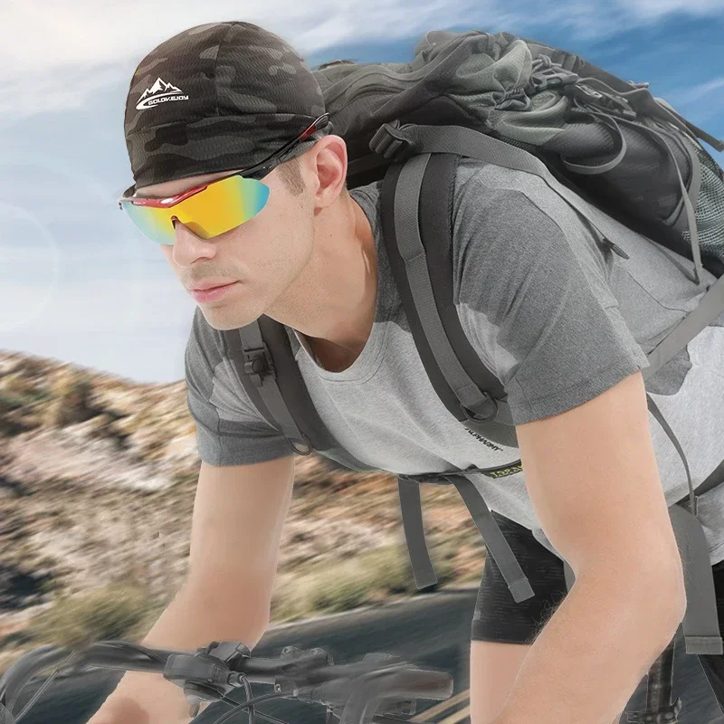 Cycling Cap Quick Dry Anti-UV Sports Hat Cooling Skull Cap Helmet Liner Sweat Cap for Outdoor Bike MTB Running Hat For Men Women 3