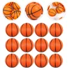 24 Pcs Mini Toys Swimming Pool Toys Small Basketballs Squeeze Ball Tiny Sports Balls Pu Mini Indoor Basketball 5