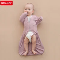 New Modal High Elasticity Baby Surrender Style Shock-absorbing Newborn Swaddle Cloth Kick Resistant Baby Swaddles 2