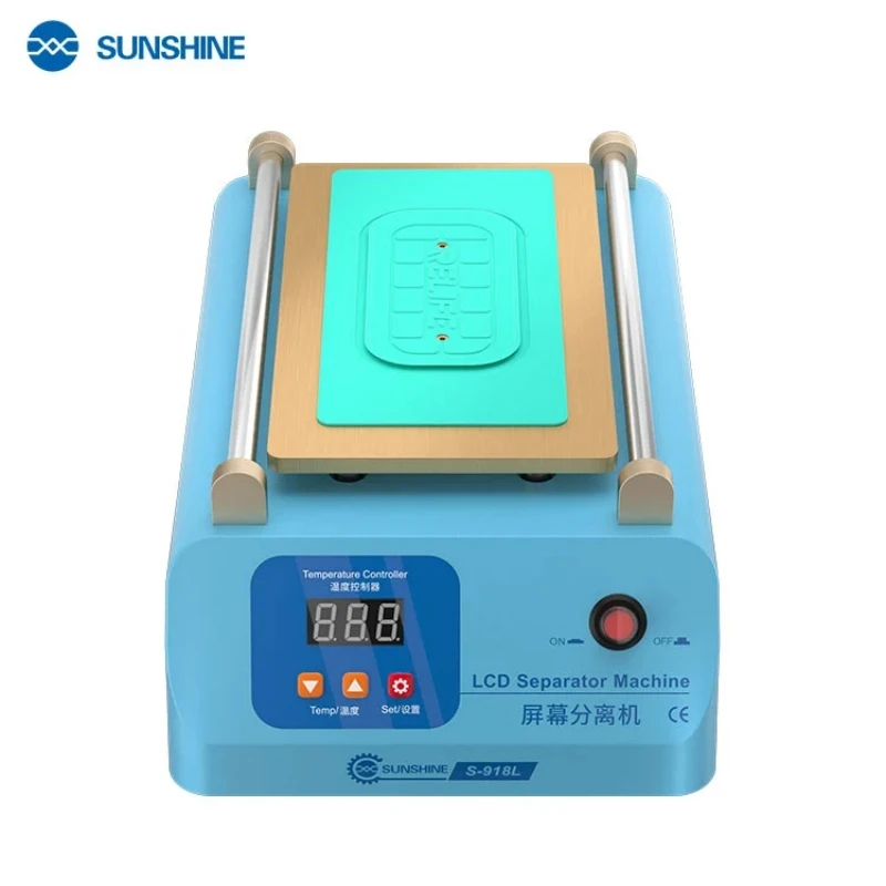 

SUNSHINE SS-918L Edge Screen Separator Fast Heating Strong Suction LCD Screen Suitable for Under 8.5 inches Separating Repair