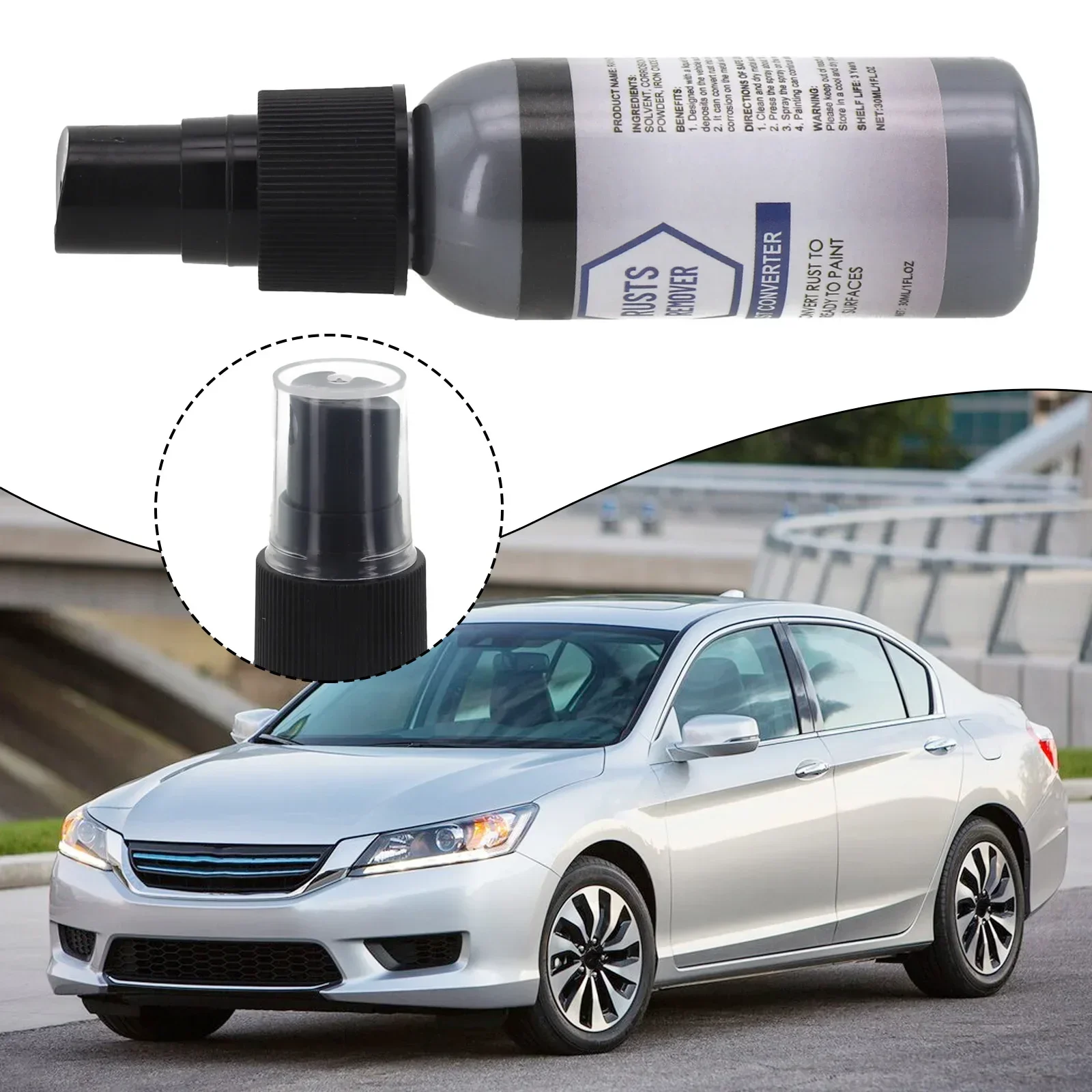 Rust Remover 30ml Anti-Rust Lubricant For All Models Trucks Rust Remover Effective Paint Care Solution For Prevention