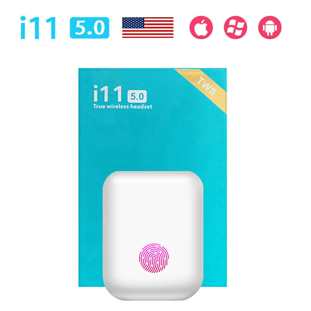 Оригинальные i11 TWS Bluetooth 5 0 наушники беспроводные Автоматические выдвижные