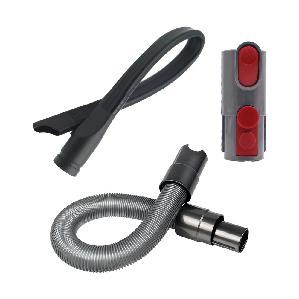 Flexible Crevice Tool +Adapter + Hose Kit For Dyson V8 V10 V7 V11 Vacuum Cleaner For As a Connection And Extension hot！ crevice tool with led lights and flexible extension hose for dyson v7 v8 v10 v11 cordless vacuum cleaner parts kit