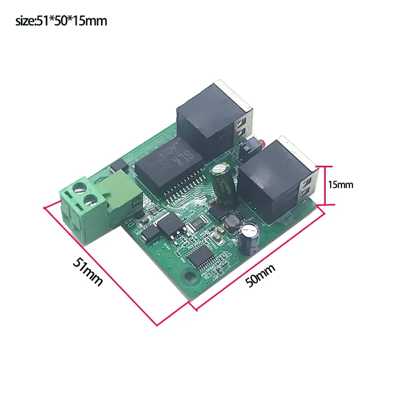 비표준 스위치 모듈, 2.5G 스위치, POE802.3BT48V(2W-90W), 2 1000M, 100M, 10M